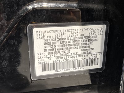2018 Nissan Sentra SR Midnight Edition