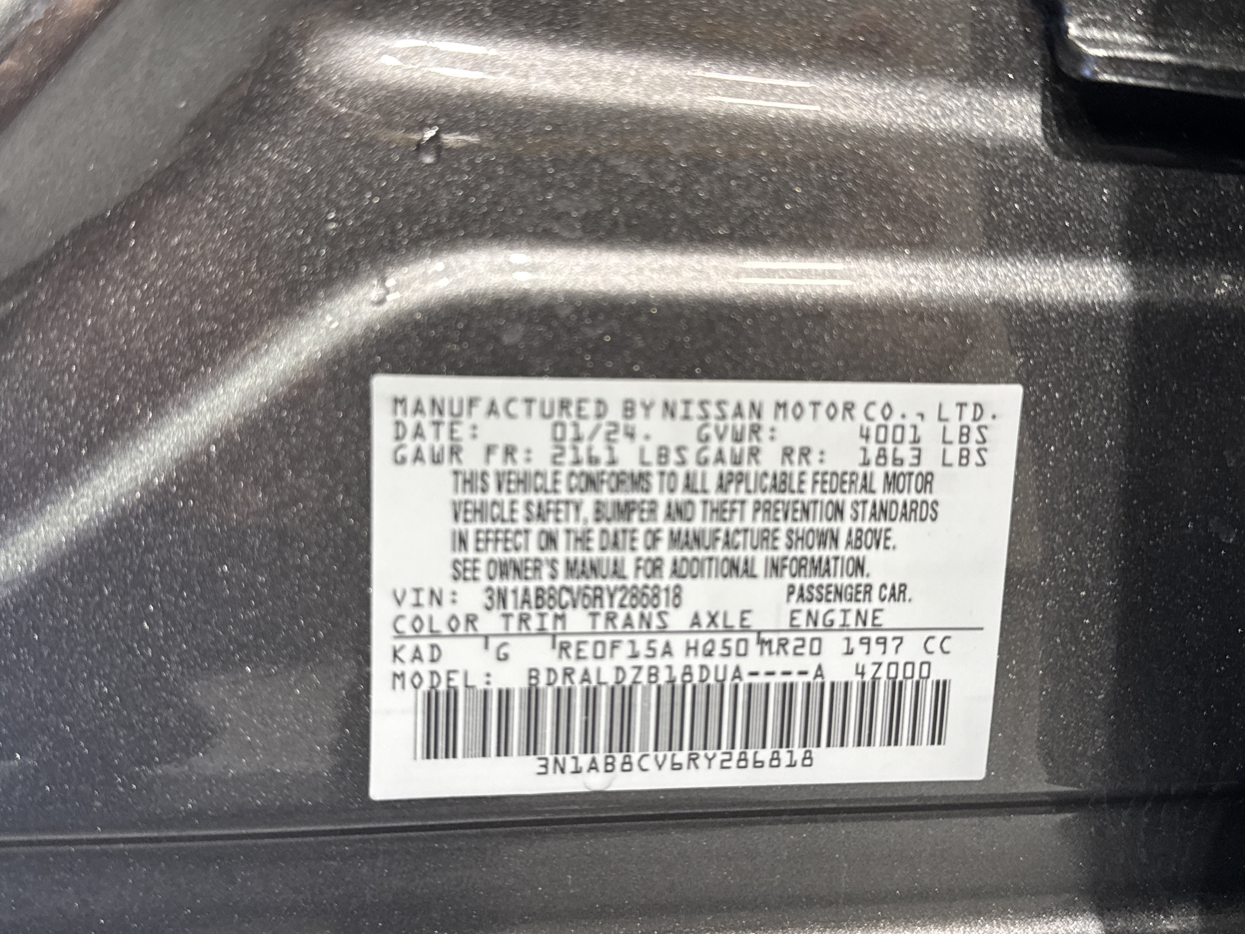 2024 Nissan Sentra SV