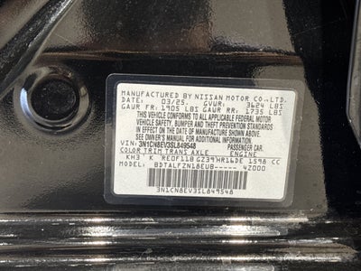 2025 Nissan Versa SV