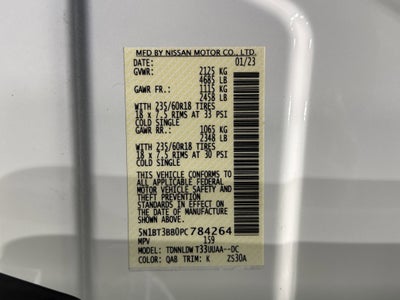 2023 Nissan Rogue SV W/Premium Package