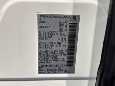 2023 Nissan Pathfinder SL W/Premium Package