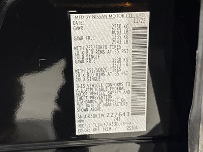 2023 Nissan Pathfinder Platinum