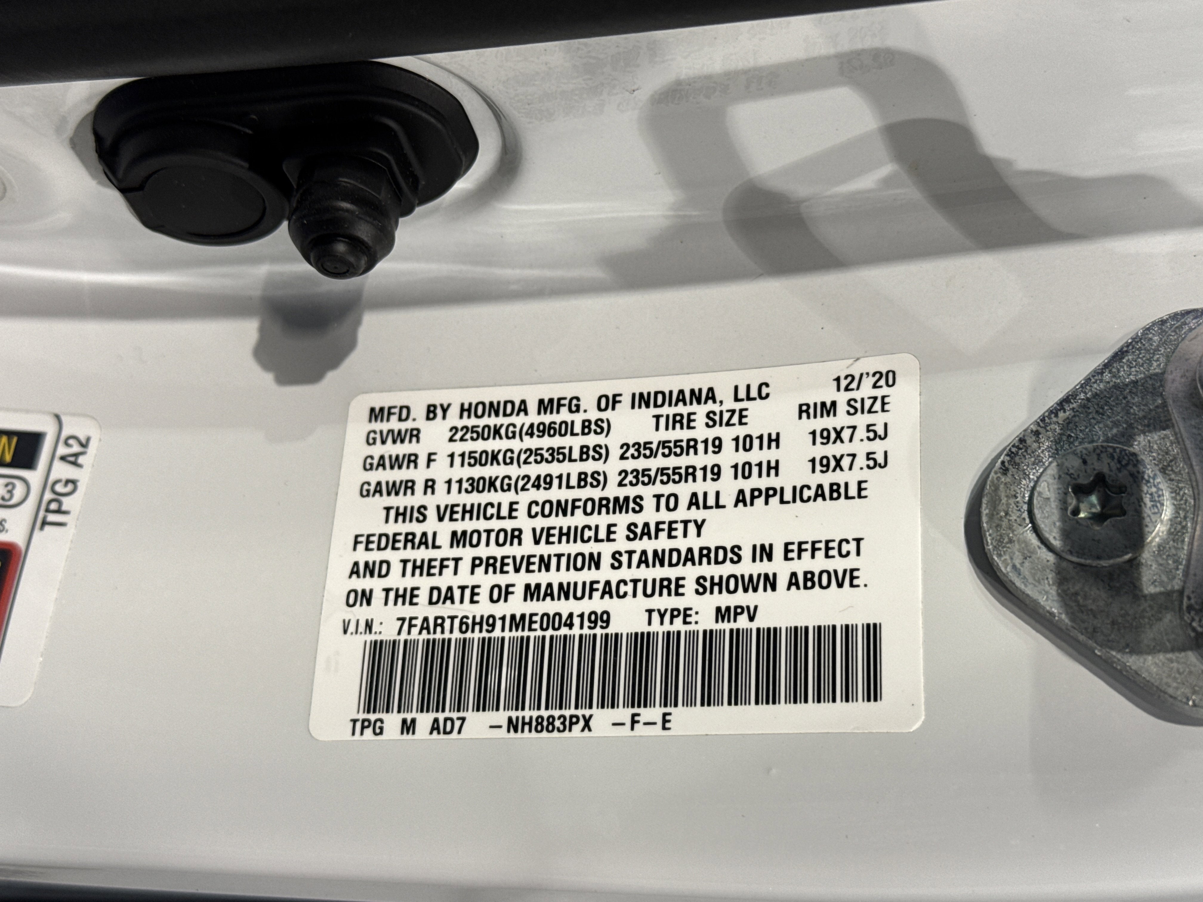 2021 Honda CR-V Hybrid Touring