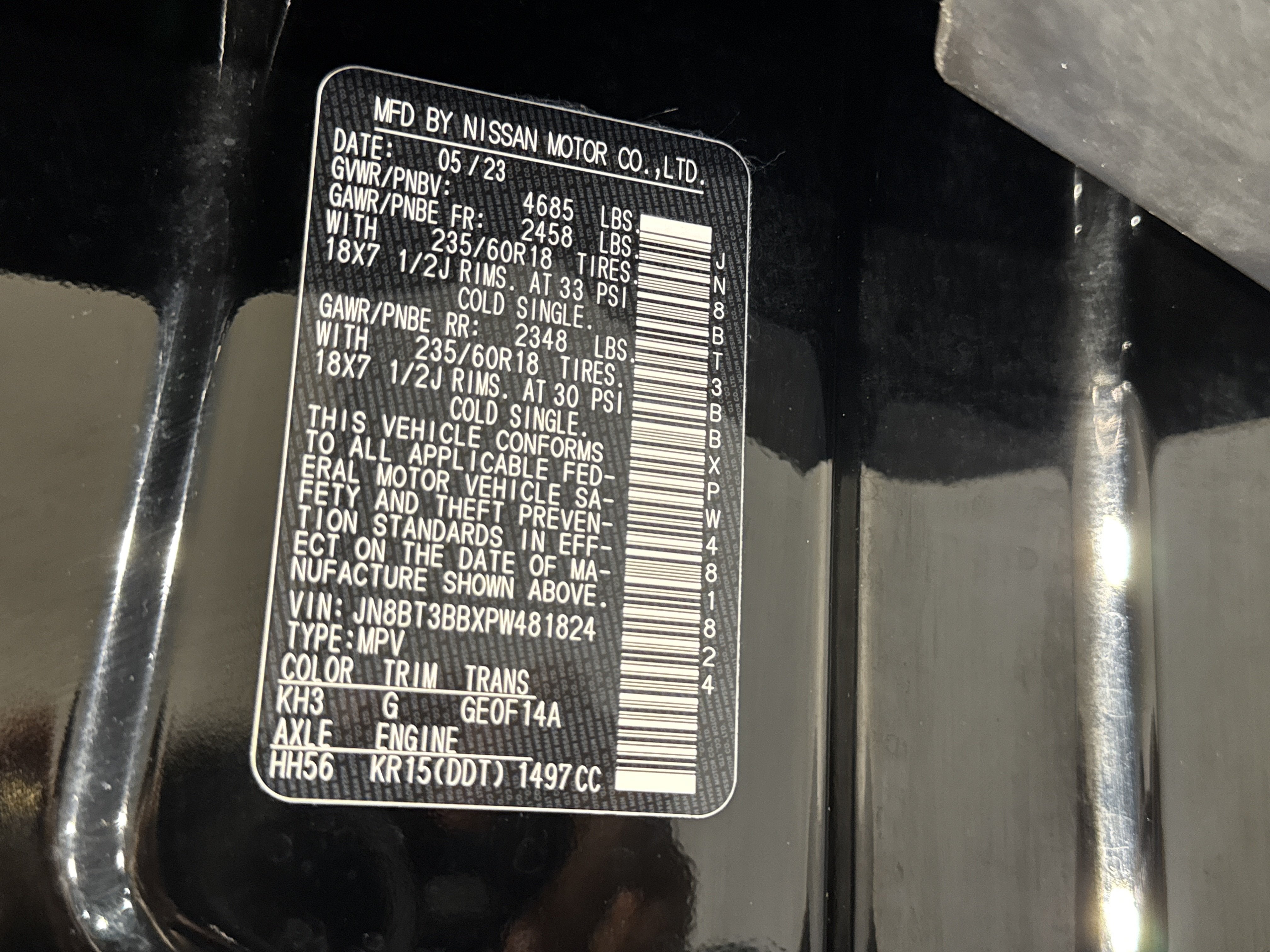 2023 Nissan Rogue SV W/Premium Package