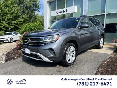 2023 Volkswagen Atlas 3.6L V6 SE w/Technology W/Panoramic Sunroof & Captains Chairs