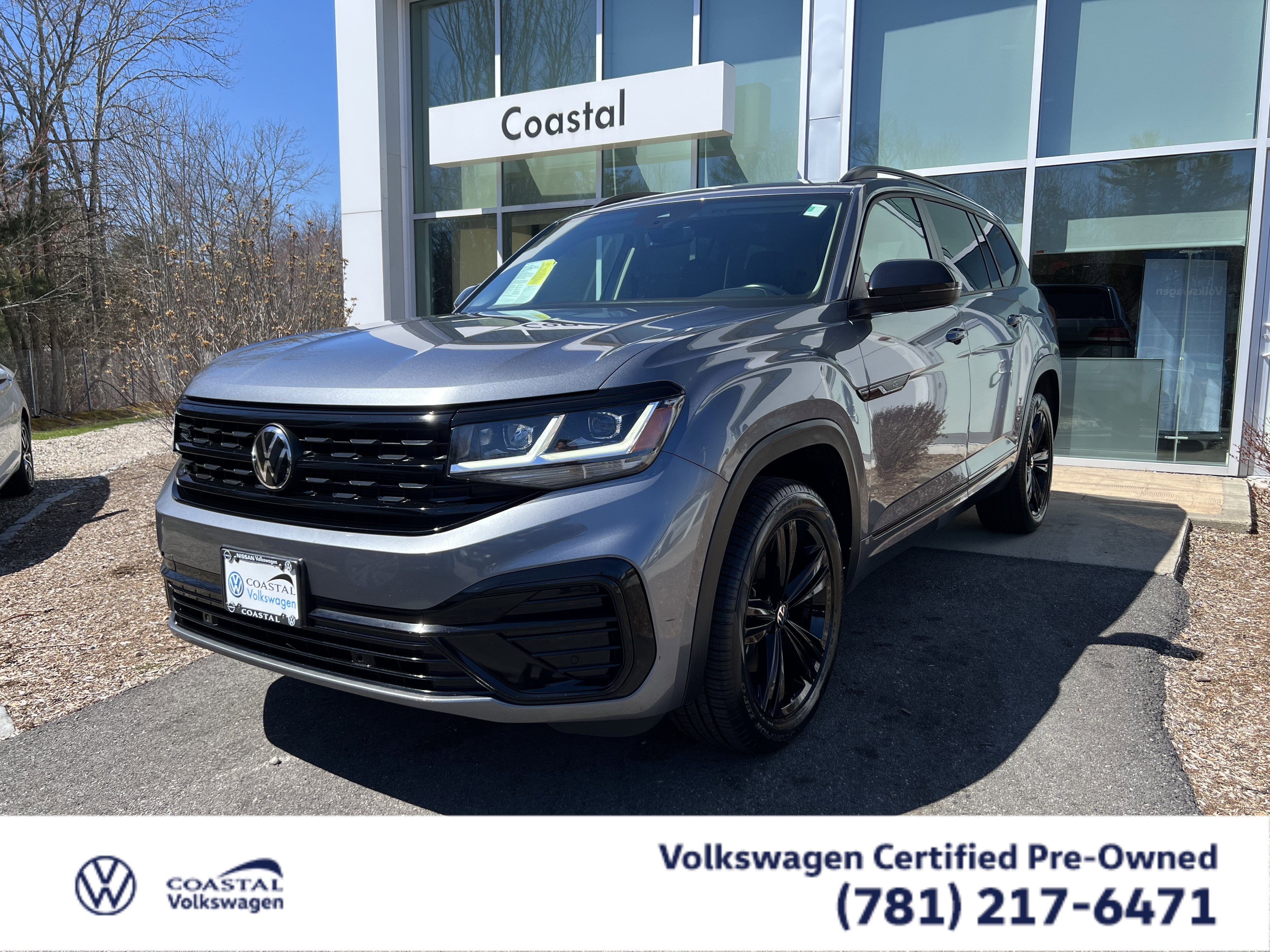 2023 Volkswagen Atlas 3.6L V6 SEL R-Line Black